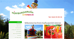 Desktop Screenshot of 123-huepfburgverleih.de